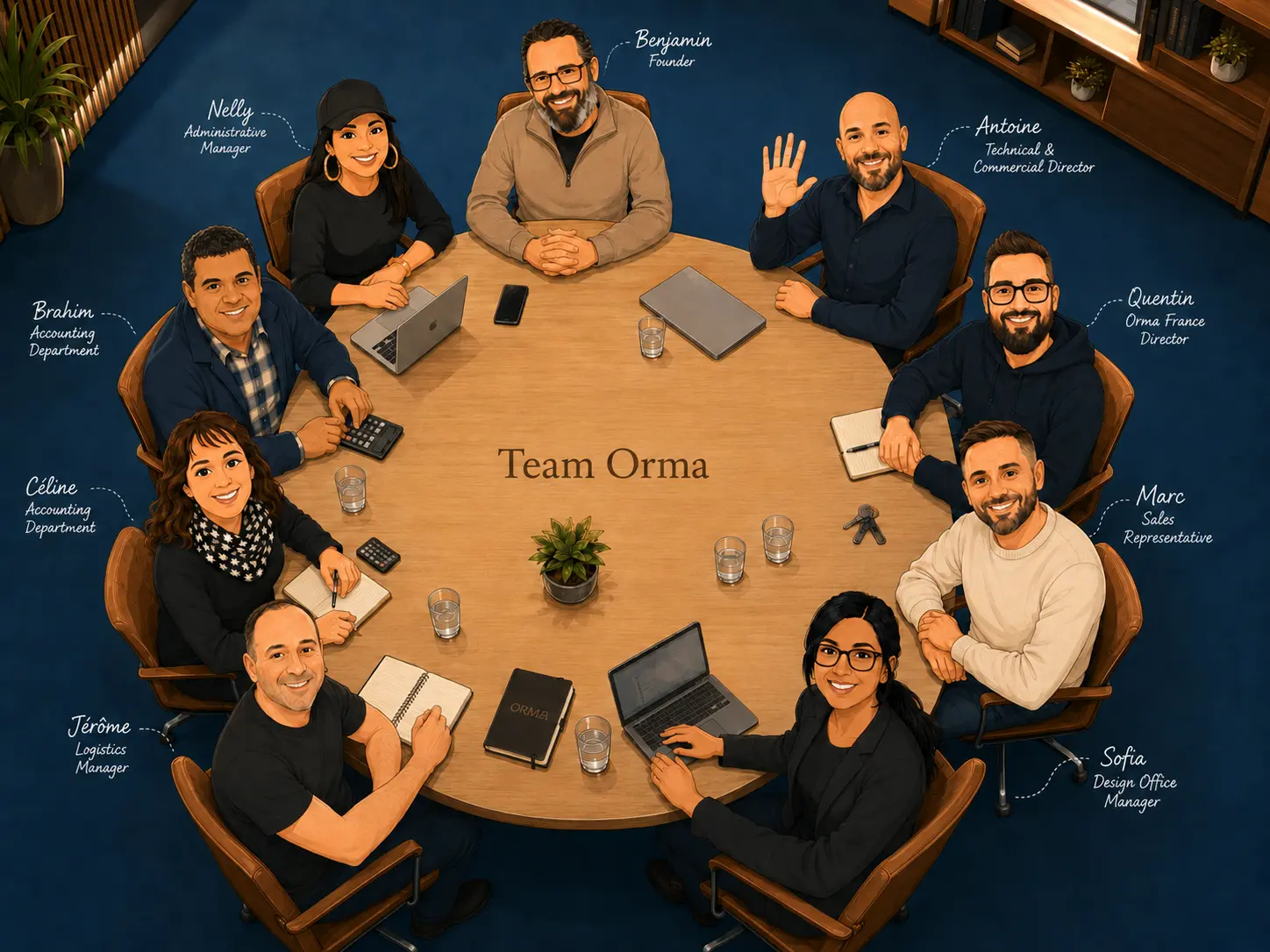 Das ORMA-Swiss-Team